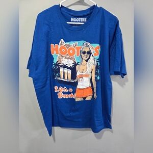 New Without Tags Official Hooters Merchandise XL Beach Shirt